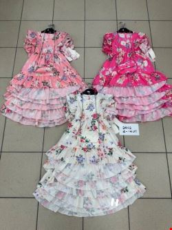 Sukienki dziewczęce 1045 1 kolor 4-14