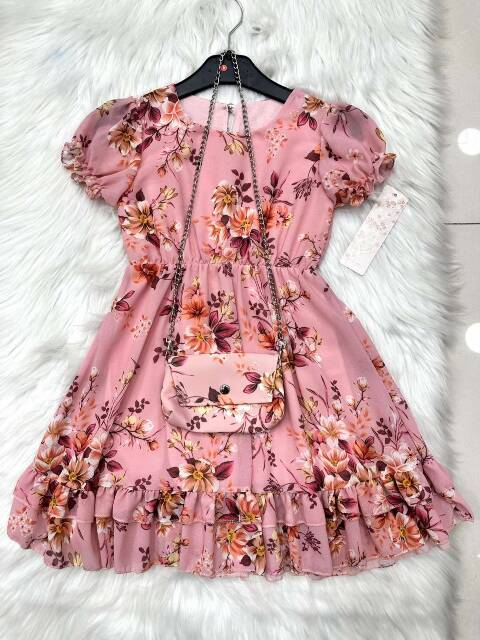 Sukienki dziewczęce 1047 1 kolor 4-14