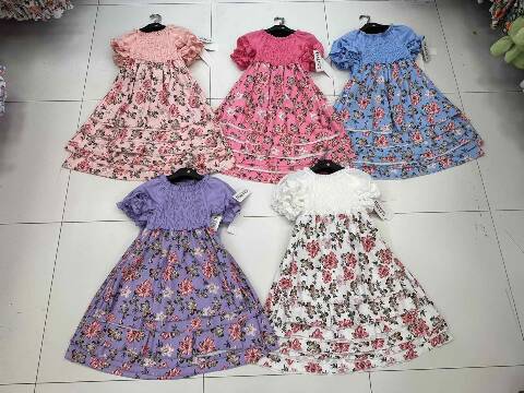 Sukienki dziewczęce 1057 1 kolor 4-14 1