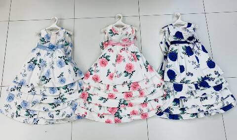 Sukienki dziewczęce 1067 1 kolor 4-14