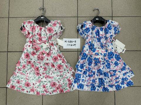 Sukienki dziewczęce 1080 1 kolor 1-6