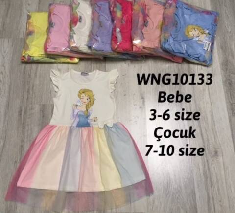 Sukienki dziewczęce 1083 1 kolor 3-6