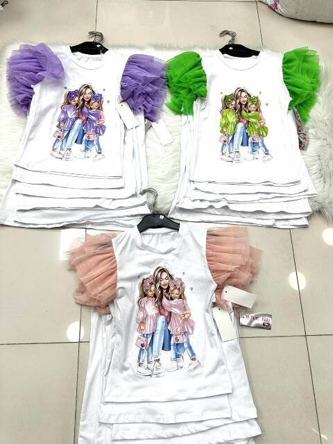 Bluzki dziewczęce 1098 1 kolor 6-16 1