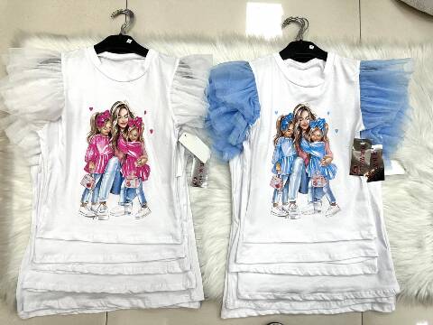 Bluzki dziewczęce 1100 1 kolor 6-16 1