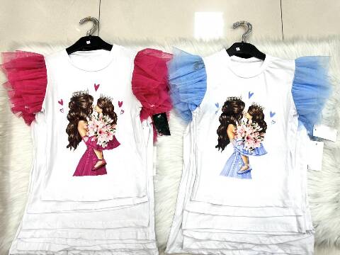 Bluzki dziewczęce 1104 1 kolor 6-16 1