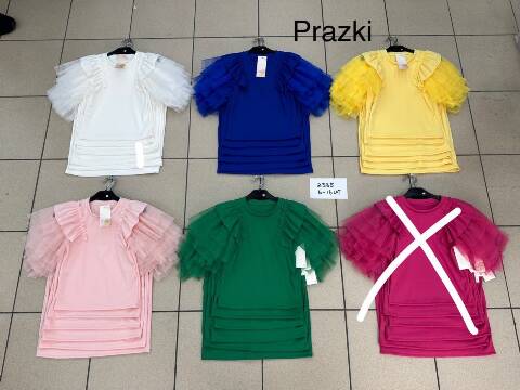 Bluzki dziewczęce 1116 1 kolor 6-16 1