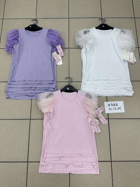 Bluzki dziewczęce 1117 1 kolor 6-16 1