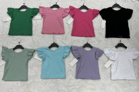 Bluzki dziewczęce 1123 1 kolor 4-14 1