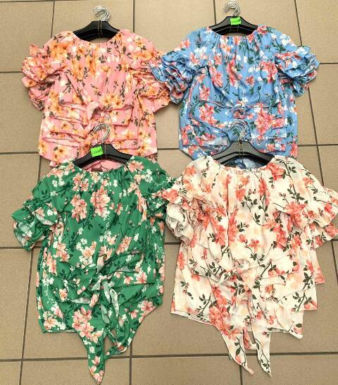 Bluzki dziewczęce 1126 1 kolor 4-14 1