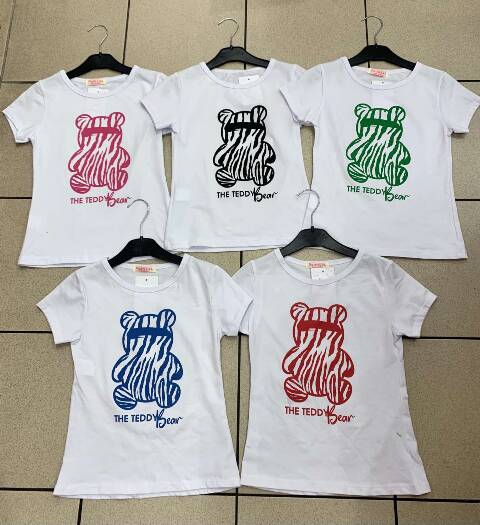 Bluzki dziewczęce 1128 1 kolor 4-14