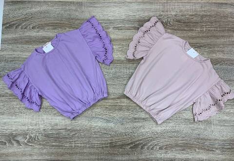 Bluzki dziewczęce 1134 1 kolor 4-14 1