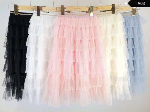 Spódnice dziewczęce 1145 1 kolor 4-14