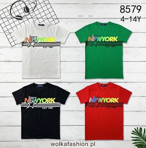 Bluzki chłopięce 1148 1 kolor 4-14