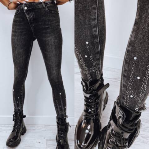 Jeansy damskie 1306 1 kolor XS-XL 1