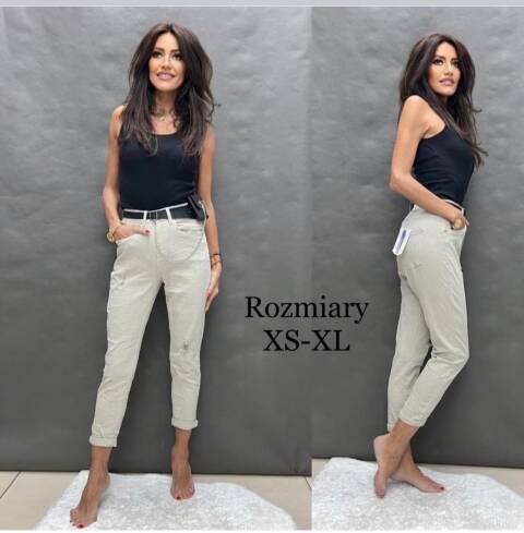 Jeansy damskie 1307 1 kolor XS-XL 1