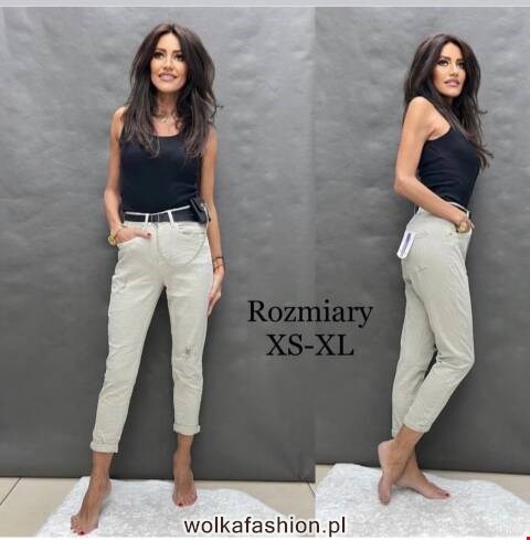 Jeansy damskie 1307 1 kolor XS-XL