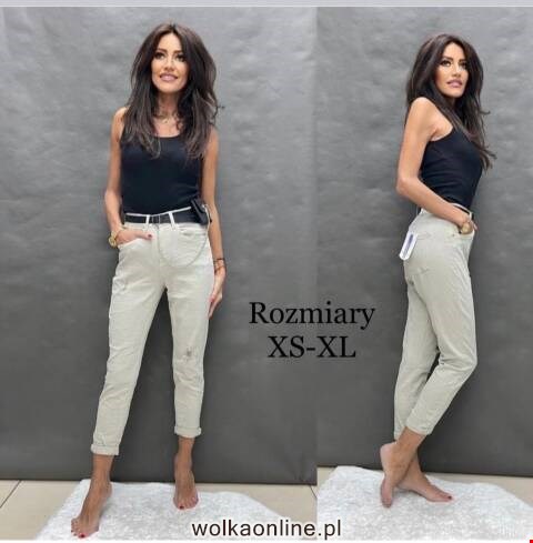 Jeansy damskie 1307 1 kolor XS-XL