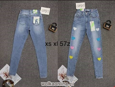 Jeansy damskie 1310 1 kolor XS-XL