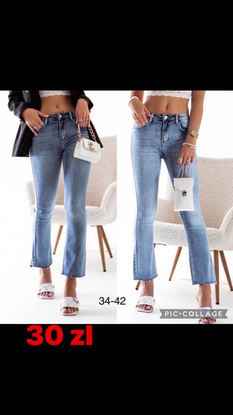 Jeansy damskie 1320 1 kolor 34-42 1