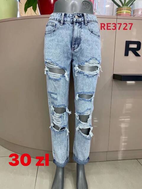 Jeansy damskie 1322 1 kolor XS-XL