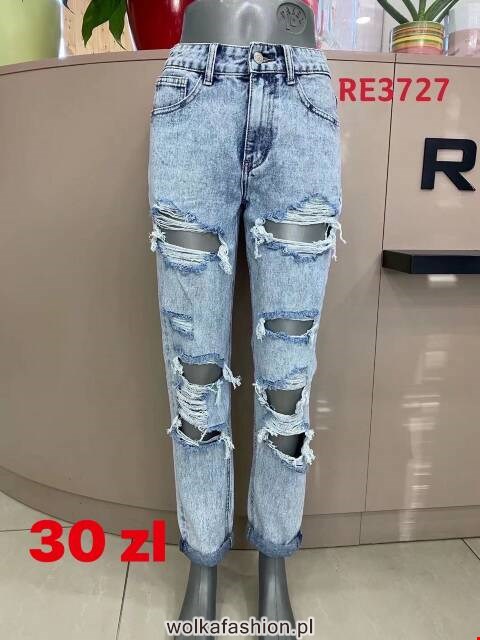Jeansy damskie 1322 1 kolor XS-XL