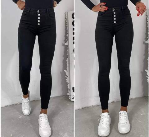 Jeansy damskie 1323 1 kolor XS-XL 1