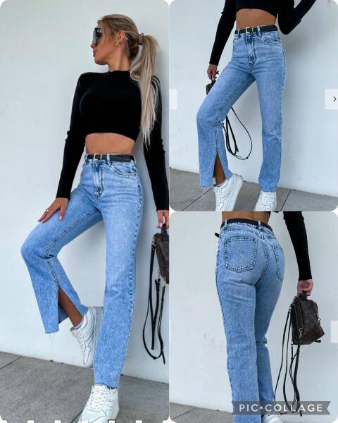 Jeansy damskie 1324 1 kolor XS-XL 1