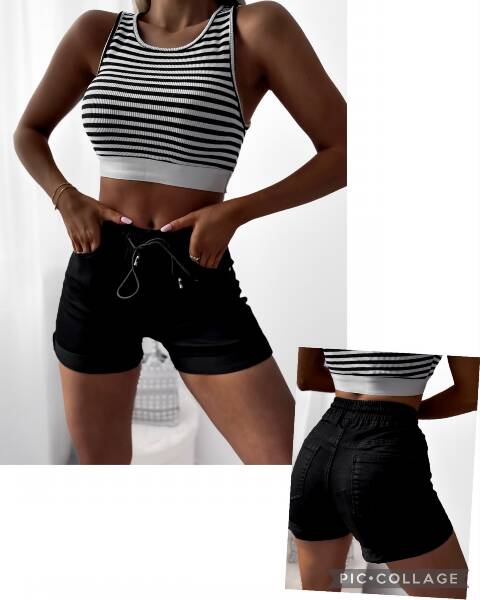 Szorty damskie 1339 1 kolor XS-XL