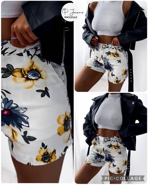 Szorty damskie 1343 1 kolor XS-XL