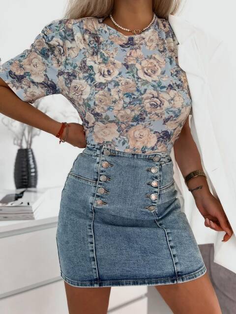 Spódnice damskie 1369 1 kolor XS-XL