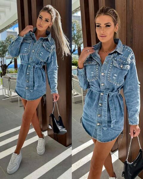 Koszula damskie 1374 1 kolor XS-XL