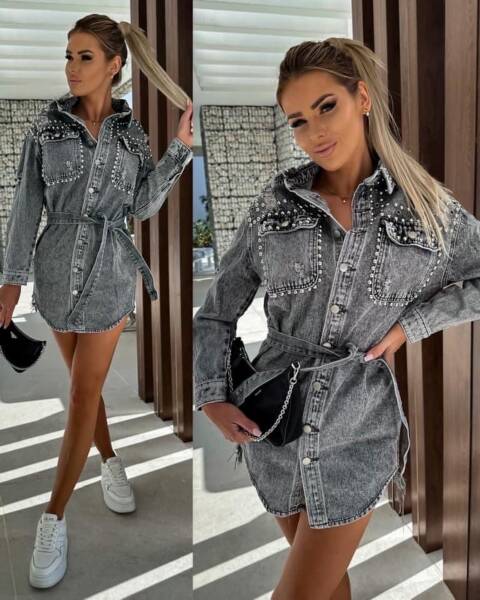 Koszula damskie 1375 1 kolor XS-XL 1