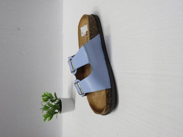 Klapki Damskie E0007 L.BLUE 36-41 1