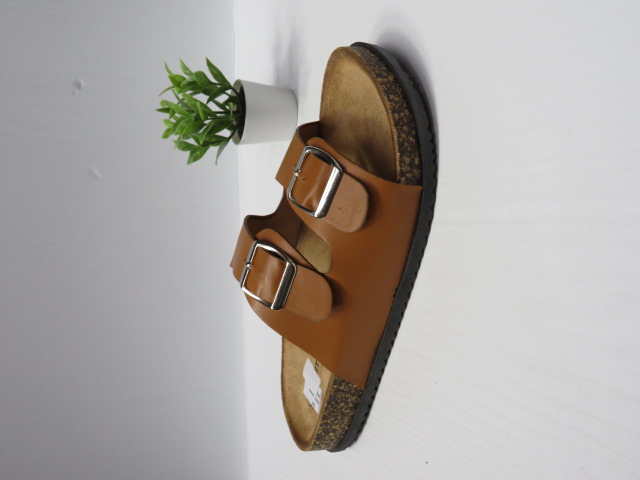 Klapki Damskie E0007 BROWN 36-41