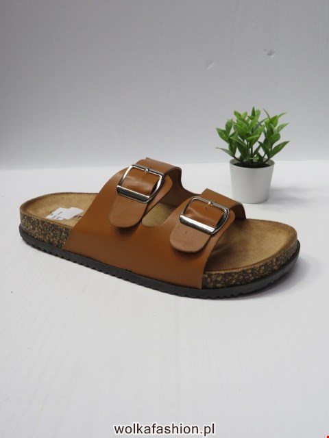 Klapki Damskie E0007 BROWN 36-41