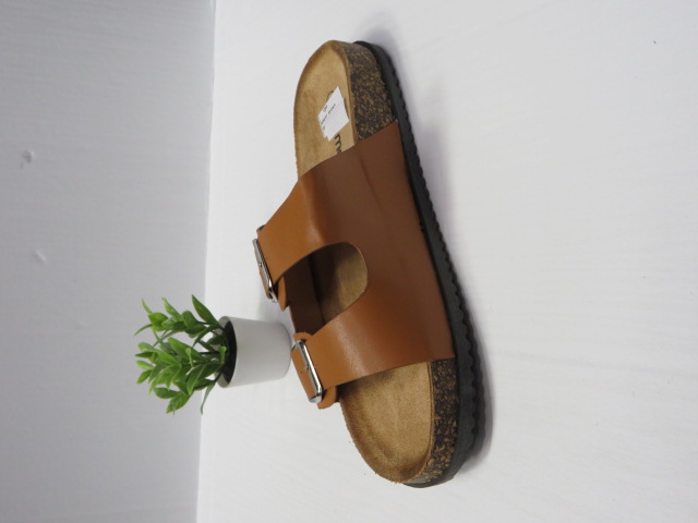 Klapki Damskie E0007 BROWN 36-41 1