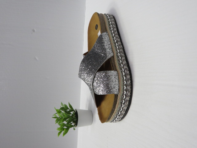 Klapki Damskie YT-20 SILVER 36-41