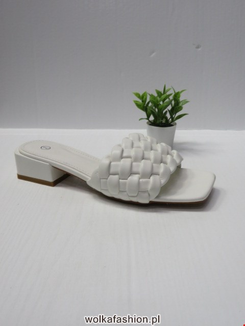Klapki Damskie CQ37 WHITE 36-41