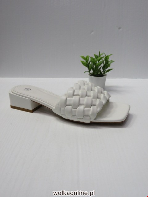 Klapki Damskie CQ37 WHITE 36-41