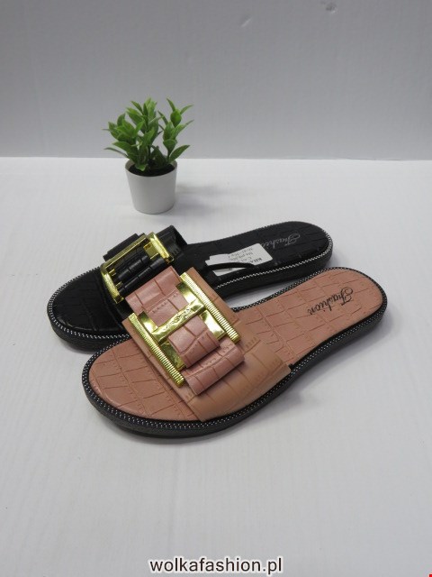 Klapki Damskie C-61 BLACK/PINK/BLUE/BEIGE 36-41