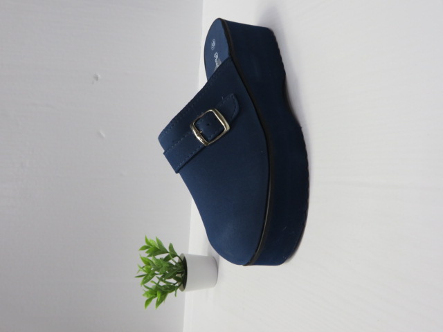 Klapki Damskie B1691 NAVY 36-41