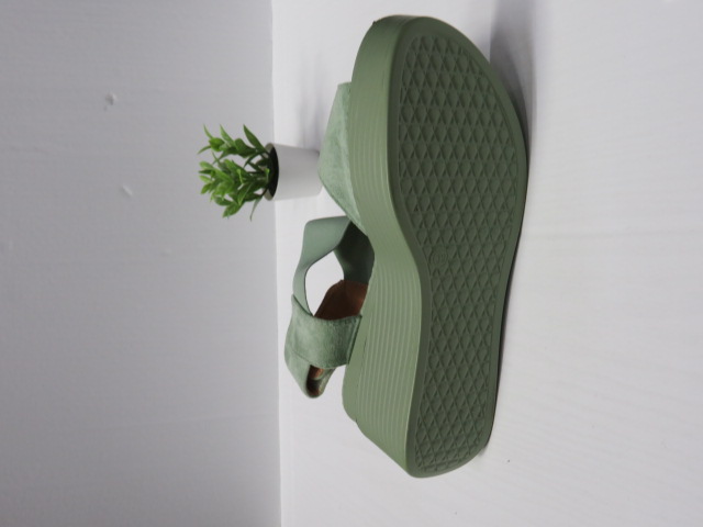 Sandały damskie B-9011 GREEN 36-41 2