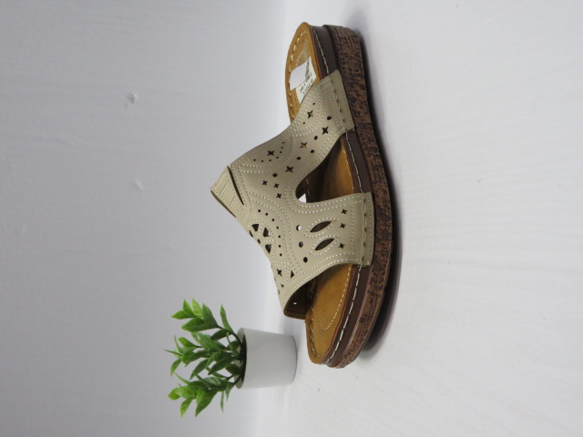 Klapki Damskie 2505-5 BEIGE 36-41