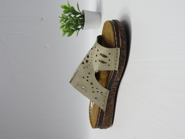 Klapki Damskie 2505-5 BEIGE 36-41 1
