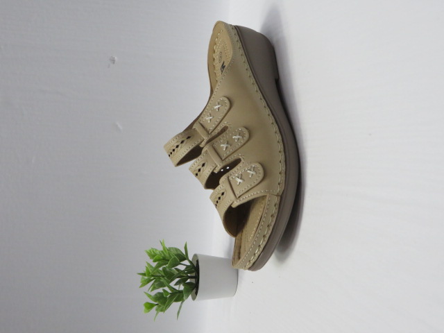 Klapki Damskie 9053 BEIGE 36-41