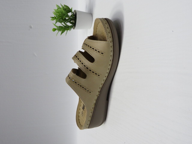 Klapki Damskie 9053 BEIGE 36-41 1