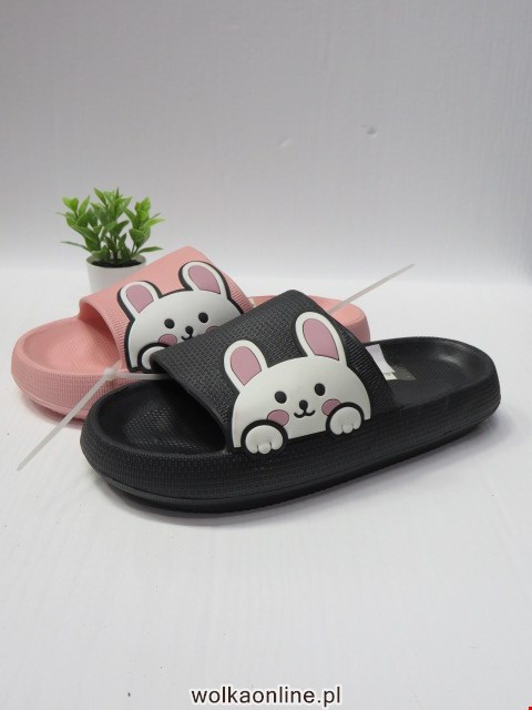 Klapki Damskie F06 BLACK/WHITE/PINK/BLUE 37-42
