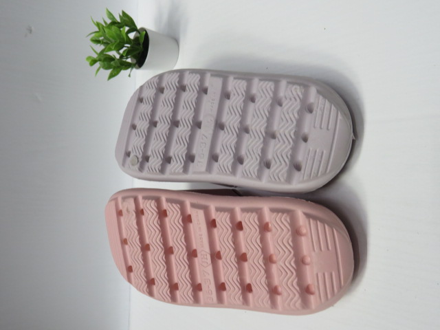 Klapki Damskie 18245 BLACK/PINK/WHITE/L.GREY 36-43 2