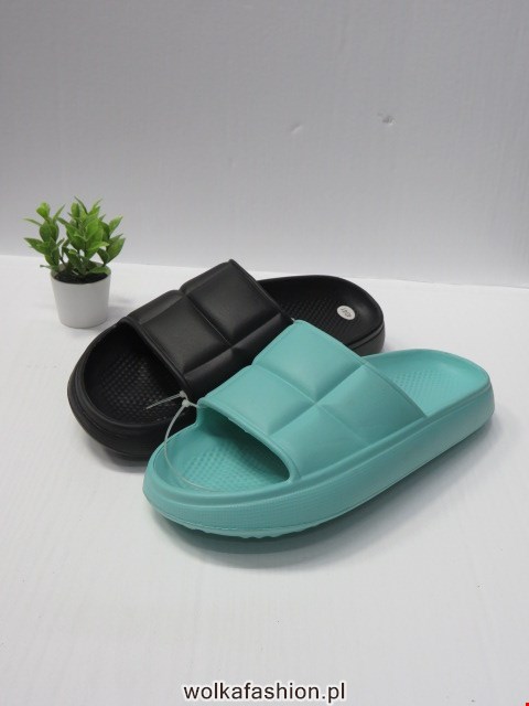 Klapki Damskie 18246 BLACK/PINK/WHITE/AQUA 36-43