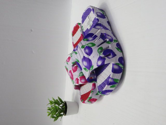 Klapki Damskie A24 PURPLE/S.BLUE/WHITE/RED 36-41